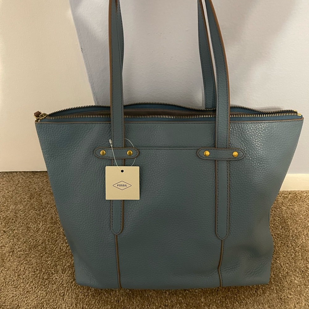 Medium/Large Fossil Tote in Caribbean